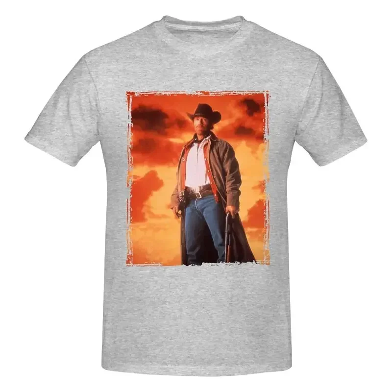 تي شيرت ووكر تكساس رينجر تشاك نوريس مع قميص غروب الشمس الجميل تي شيرت بوب طبيعي