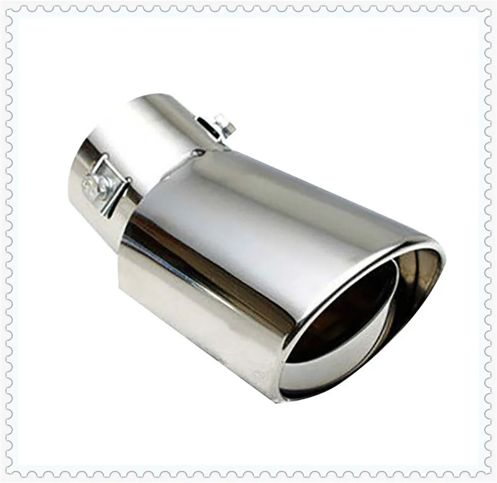 Universal Car Exhaust Muffler Tip Round Stainless Steel for Infiniti Prototype QX30 Q60 QX50 Q QX80 Q50 FX45 Kuraza EX35 G35