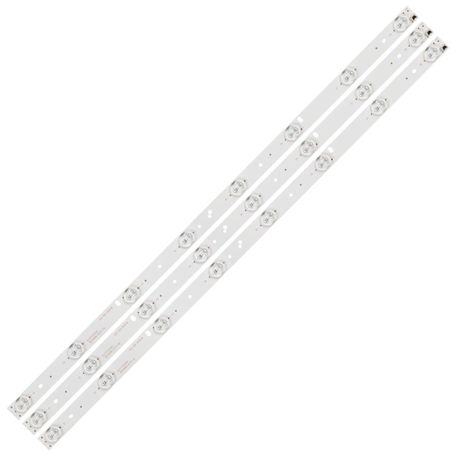 3 teile/satz LED-Hintergrund beleuchtung 303 tt315041 0d315d08-zc17f-04 TVD1801-32 für td-Systeme k32dlt1h a320ed2tu3 lc320tu3a tql32r4pr005