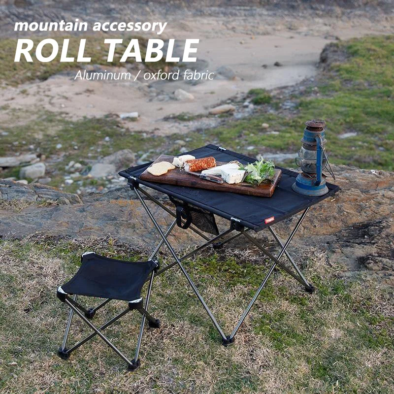 

Ultra-light Portable Oxford Cloth Camping Folding Table With Aviation Aluminum Alloy Bracket