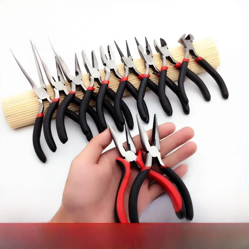 

Long-Nosed Pliers Handmade Wire Bending Nose Bridge Glasses Adjusting Clamp Small Sharp-Nosed Bend-Mouth Clamp Winding Jewelry