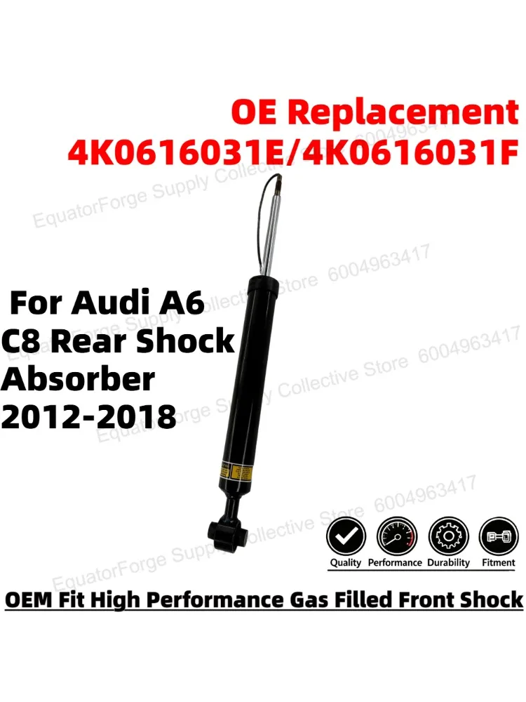 Komfortabler Direkteinbau Hochstabile Premium Langlebige Hintere Stoßdämpfer für Audi A6 C8 OE Nummer 4K0616031E/4K0616031F