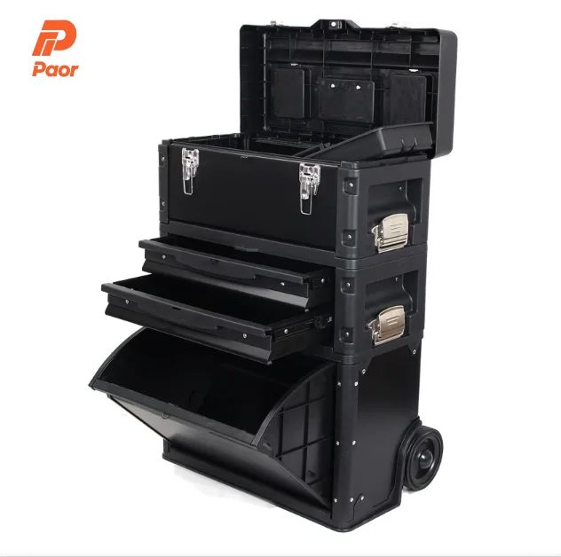 5 Drawers Rolling Tool Cabinet Trolley Cart With Workshop Tool Sets Box Automobile Maintenance And Repair Industry