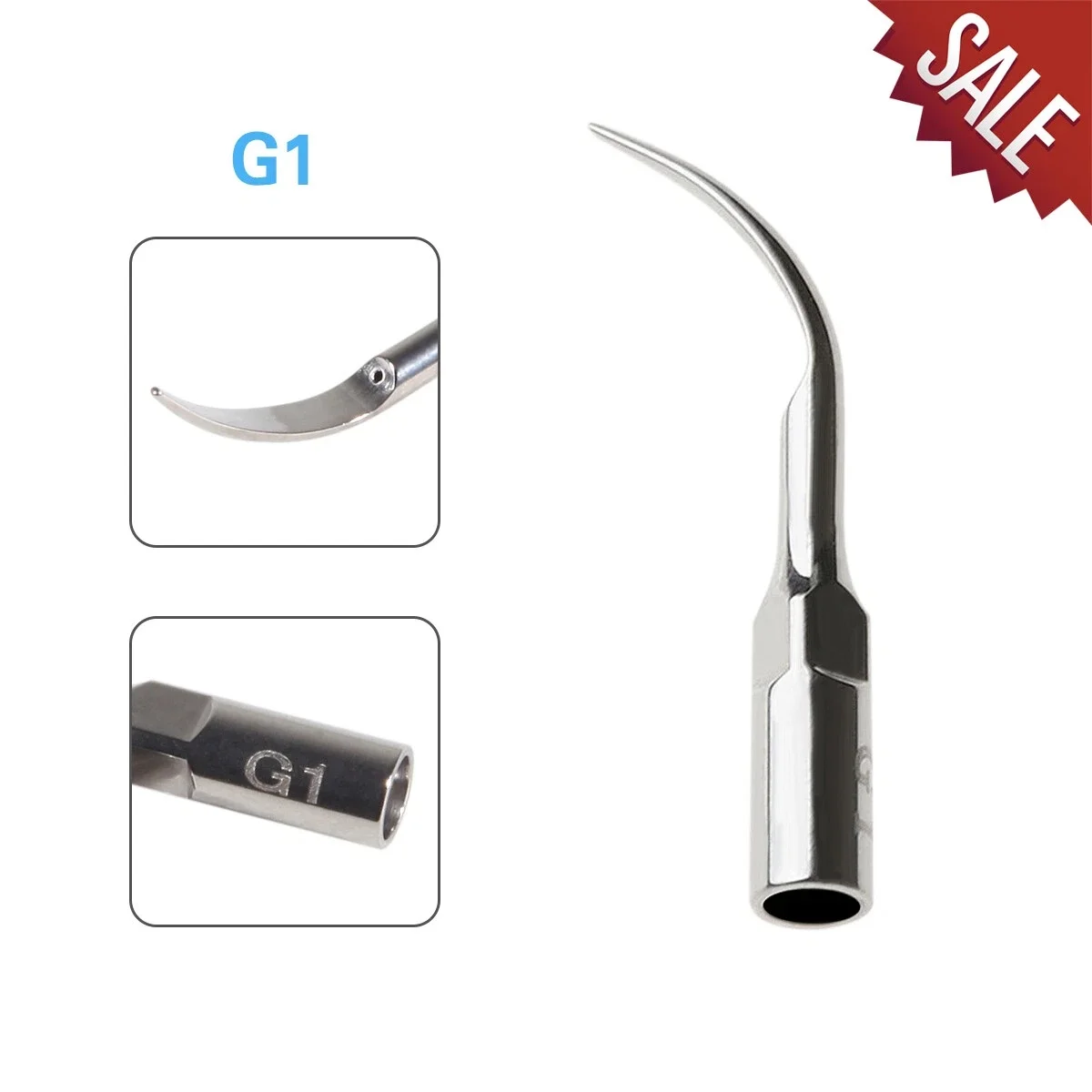 10PCS Dental Ultrasonic Piezo Scaler Tips Fit EMS WOODPECKER/DTE SATELEC G1/GD1