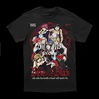 Polera Bible Camiseta negra de anime de todas las tallas de algodón unisex