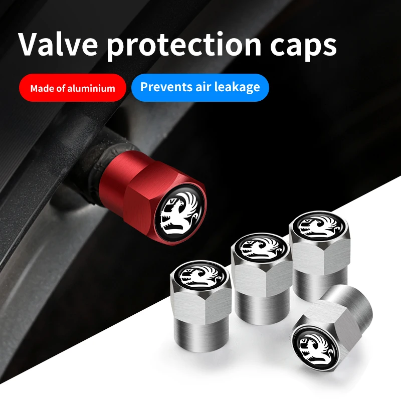 4pcs Car Wheel Tyre Valve Stem Caps Dust Accessories For Vauxhall VXR Dokker Lodgy Logan Sandero Duster Stepway Auto Decoration