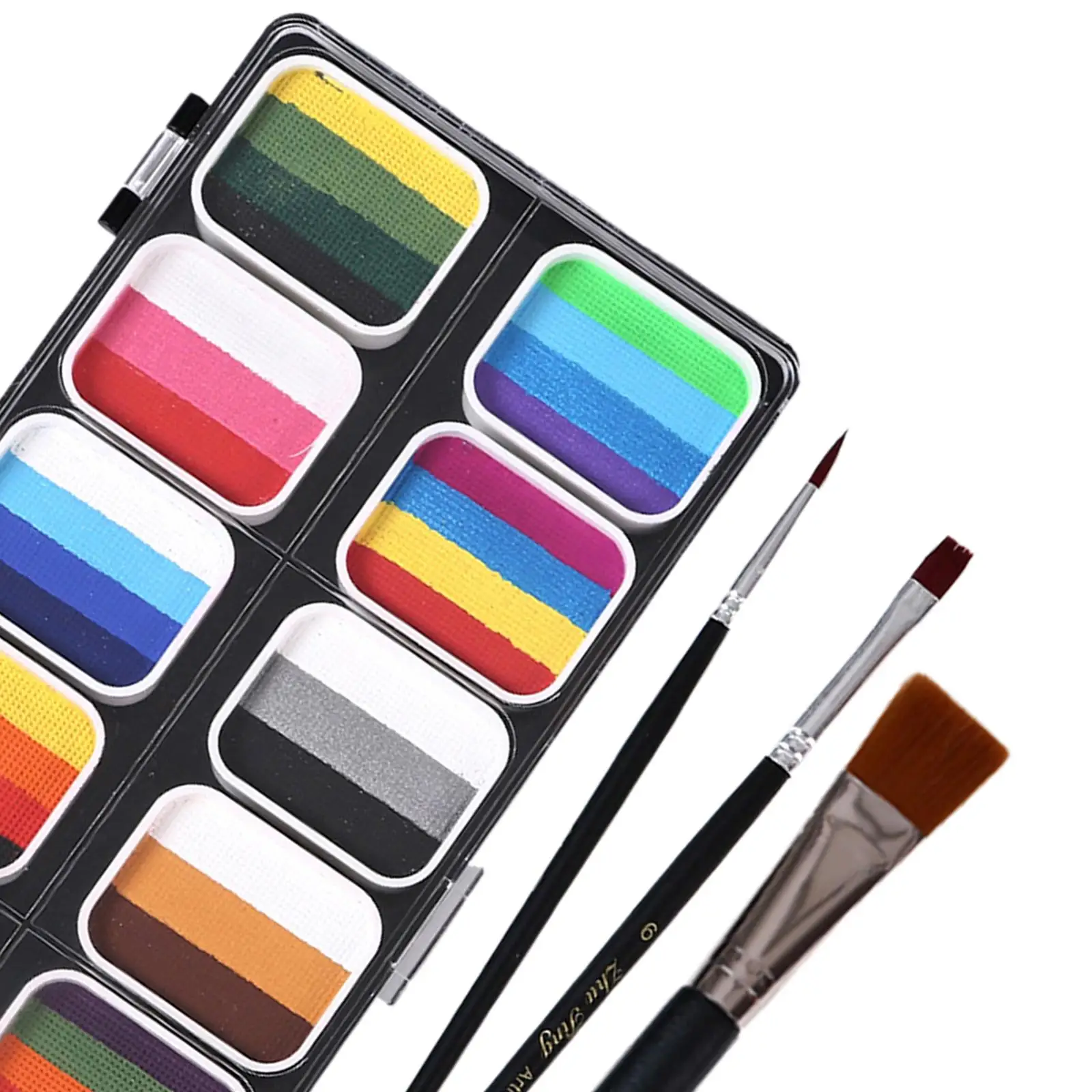 Painting Palette Makeup with Brushes for Kids Adults Face Body Paint Set