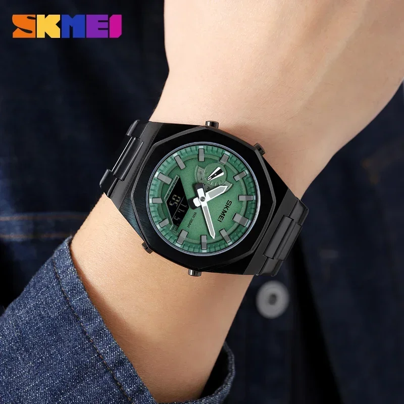 SKMEI 1816 Light Date Waterproof Wristwatch Relogio Masculino Mens Sports Watches Fashion Casual Business Quartz Watch