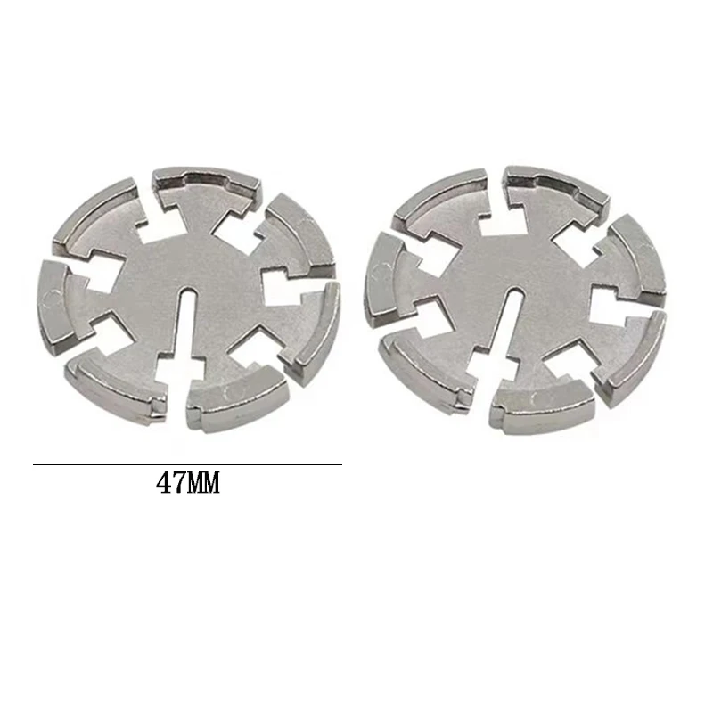 Magic IQ Games Mind Metal Puzzles Snowflake Brain Teasers for Adults Teens Kids Unlock Interlocking Educational Toys Gifts