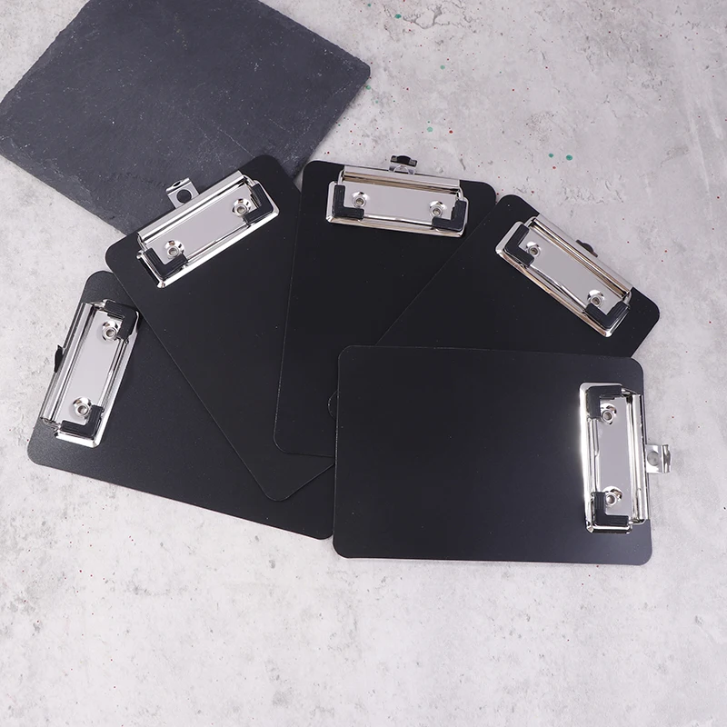 Imagem -02 - Mini Pocket-sized Clipboards Compacto Leve e Design Portátil Ideal para Blocos de Notas Pequenos Memo Organization Pcs