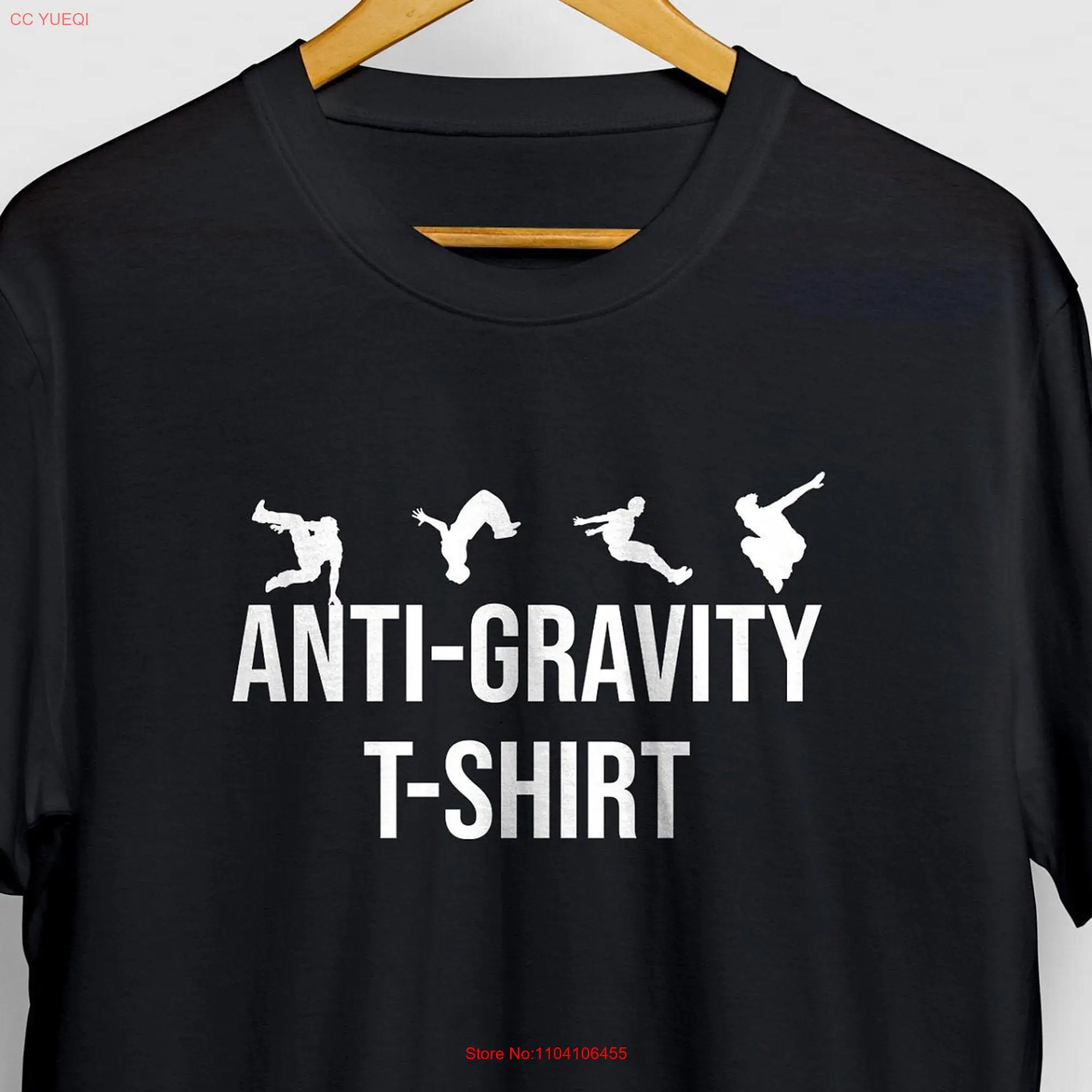 Anti Gravity T shirt Parkour Parkout Freerunning Traceuse Traceur Parkor  long or short sleeves