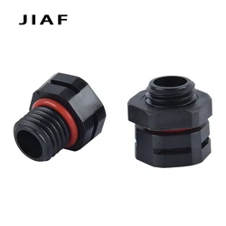 Пластиковый водонепроницаемый клапан вентиляционного отверстия JIAF, 10 шт., M5-M40, нейлоновая светодиодная вилка для вентиляционного отверстия, Фотоэлементы M5, M6, M8, M10, M20