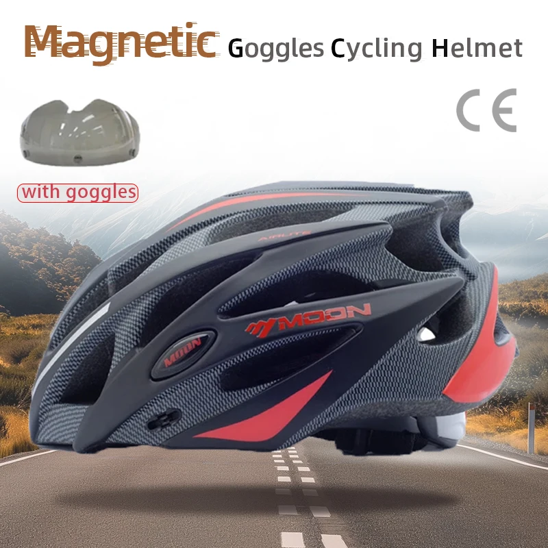 Adult Road Bike Helmet with USB Light Breathable Mtb Cycling Casco in-Mold Safety Helmet for Man Woman Outdoor Sports Equipment