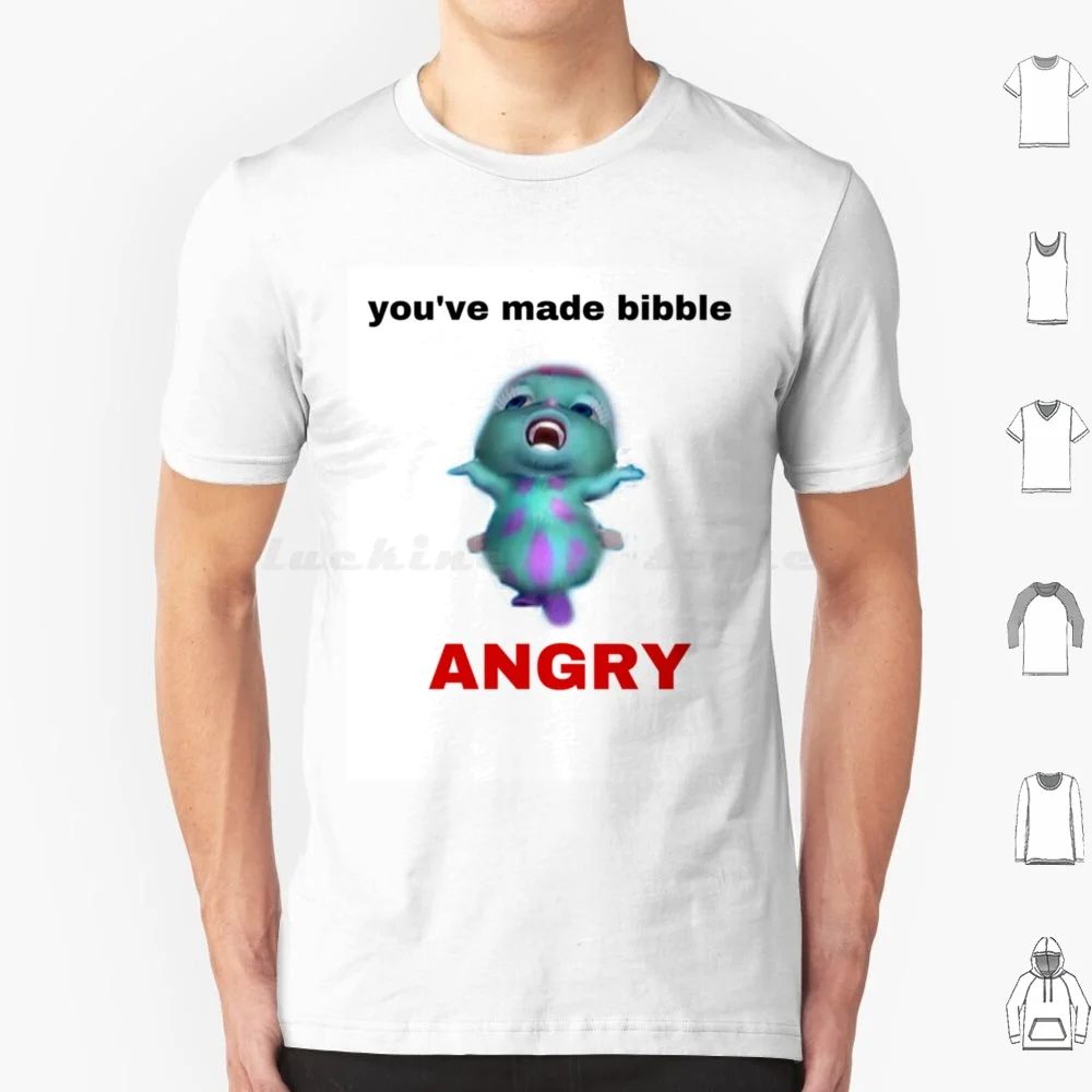 Bibble Premium T Shirt Big Size 100% Cotton Bibble Fairytopia Meme Funny Fairytopia Movies Cute Purple Mermaidia Pink Blue