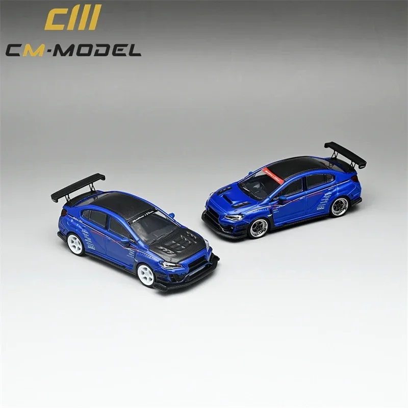 CM MODEL 1:64 VAB WRX VA VARIS /STI&S4 Blue Diecast Model Car