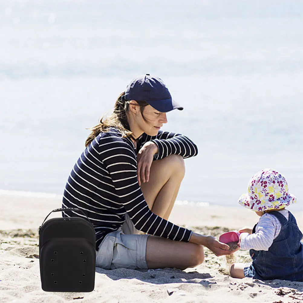 

2Pcs Baseball Cap Hat Storage Box Bag Travel Portable Holder Black Caps Case Lightweight Protective Travel Hat Case