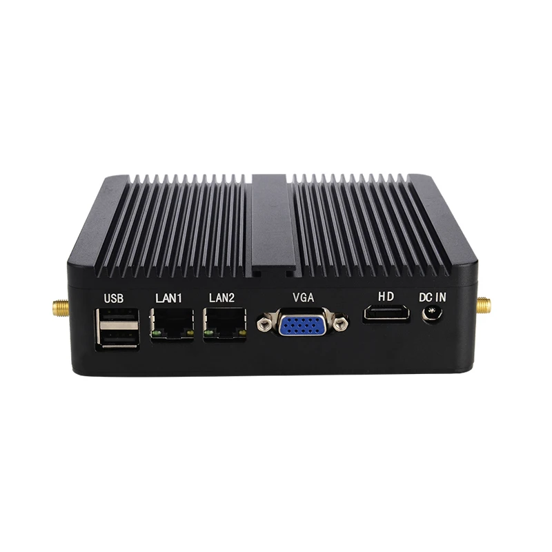 Imagem -06 - Yingchi-mini pc Intel Celeron N2830 J1800 J1900 J4125 Lan Duplo com Duplo Fanless Computador Industrial