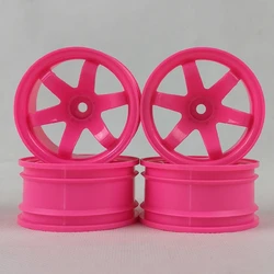 4pcs 3/6/9mm Offset RC Car 1/10 Scale Plastic Wheels Rims Drift On Road Touring Racing Model Hobby