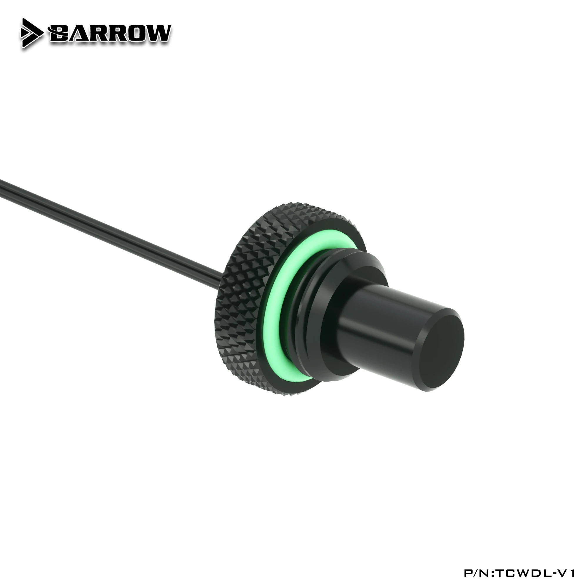 BARROW Computer Water Cooling Temperature Sensor Check Scew Water Plug Lock FIttings,G1/4\