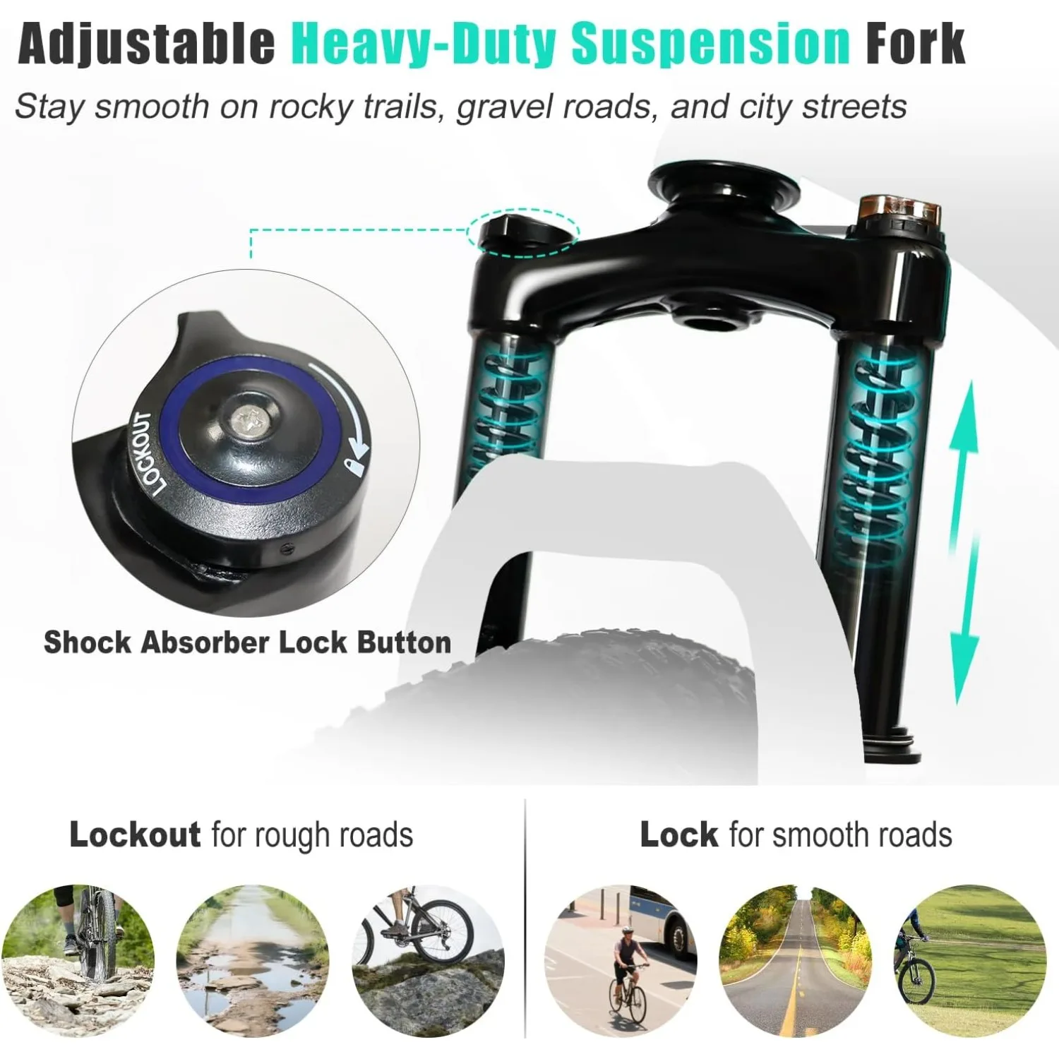 دراجة جبلية YTYIN مقاس 27.5 بوصة، تحويل 21 سرعة، فرامل قرصية، دراجة للبالغين مع شوكة تعليق، مثالية للمغامرين