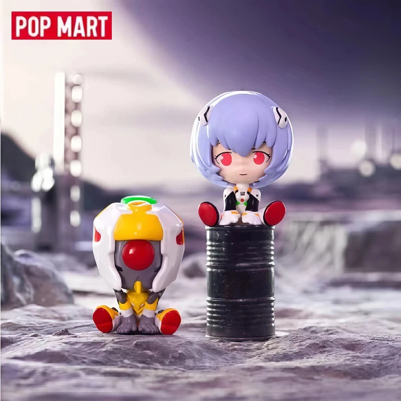 Popmart Gong Eva Neon Genesis Evangelion Super Mini Figurine Blind