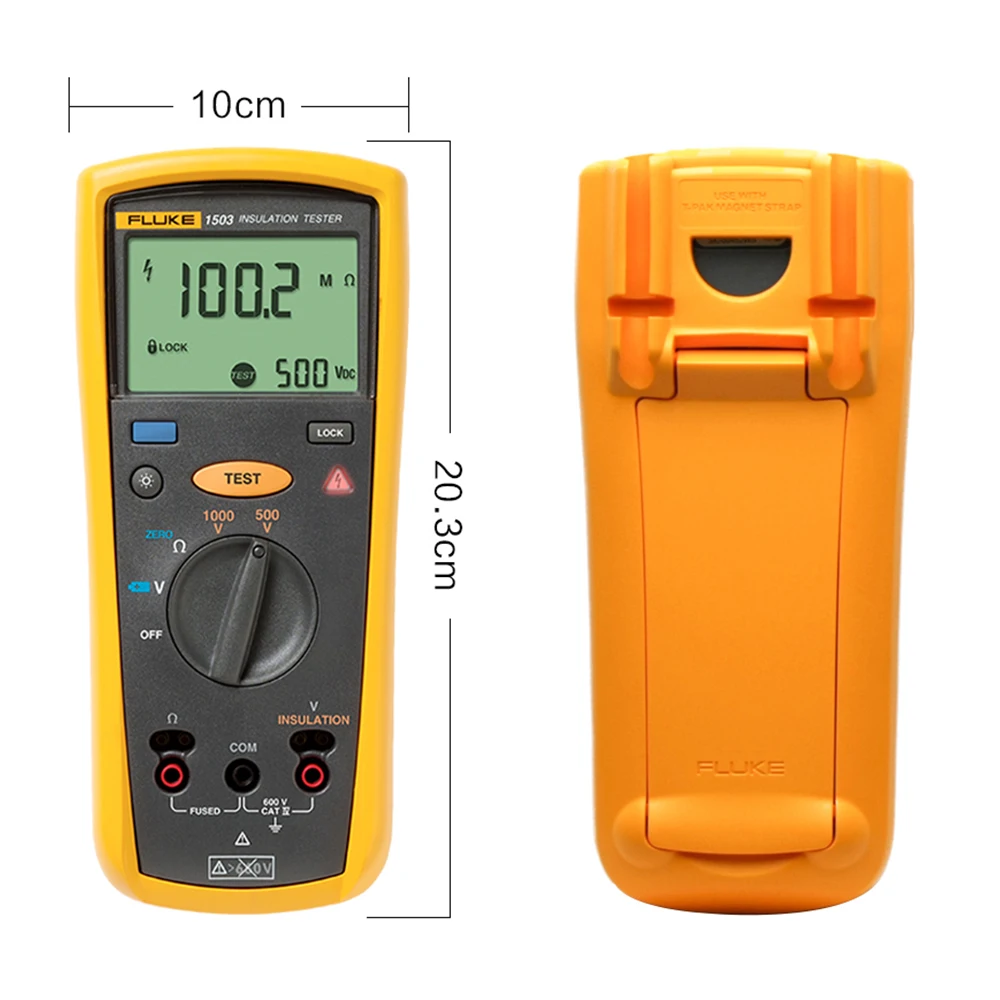 Fluke 1503 Digital Insulation Resistance Tester High Precision Megohmmeter Resistance Tester