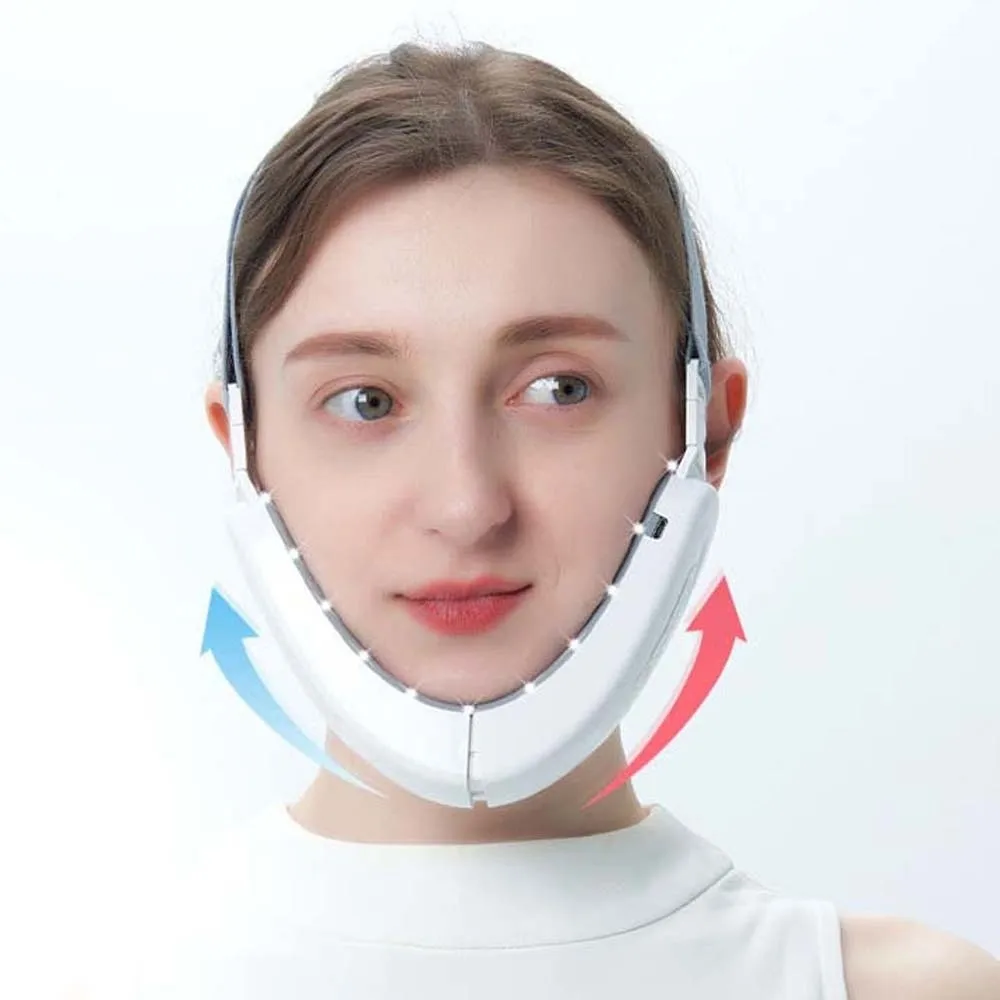Appareil électrique pour le visage en V, haute élasticité, masseur Facial Intelligent et pliable, confortable, micro-courant réglable