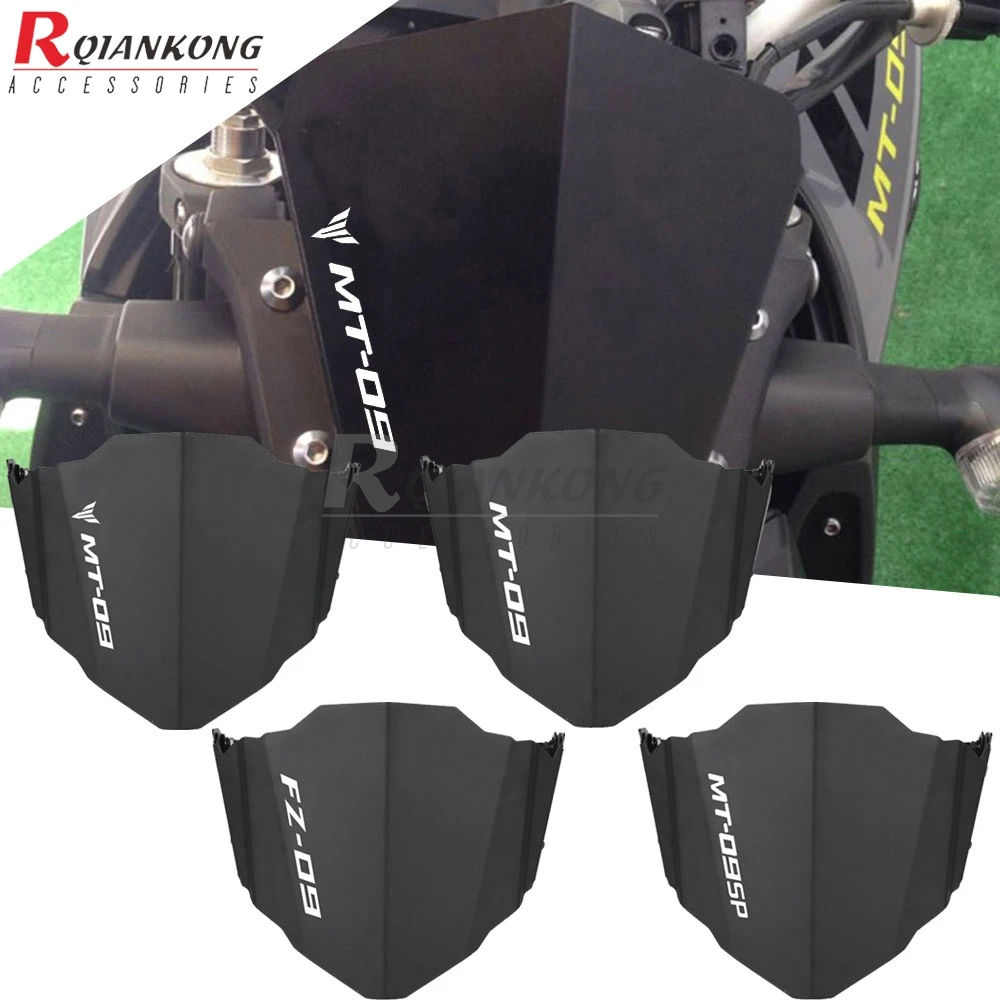 

Motorcycle Windshield For YAMAHA MT 09 MT-09 SP FZ-09 2017 2018 2019 2020 Front Support Windshield Wind Deflector Fairing Lower