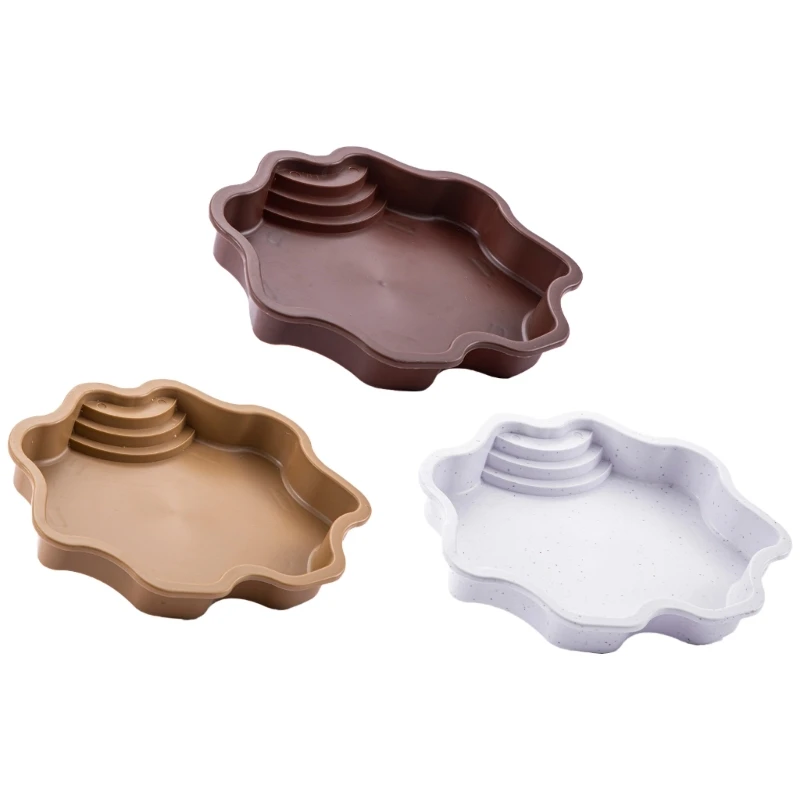 

Feeding Plate Large Reptiles Bowl Tortoises Water Dish Terraria Bowl Reptiles Bath D08D