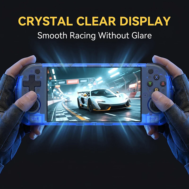 BOYHOM R50H Retro Handheld Game Console 5.1 Inch HD Screen RK3326 Chip 64GB/128GB Classic Portable Video
