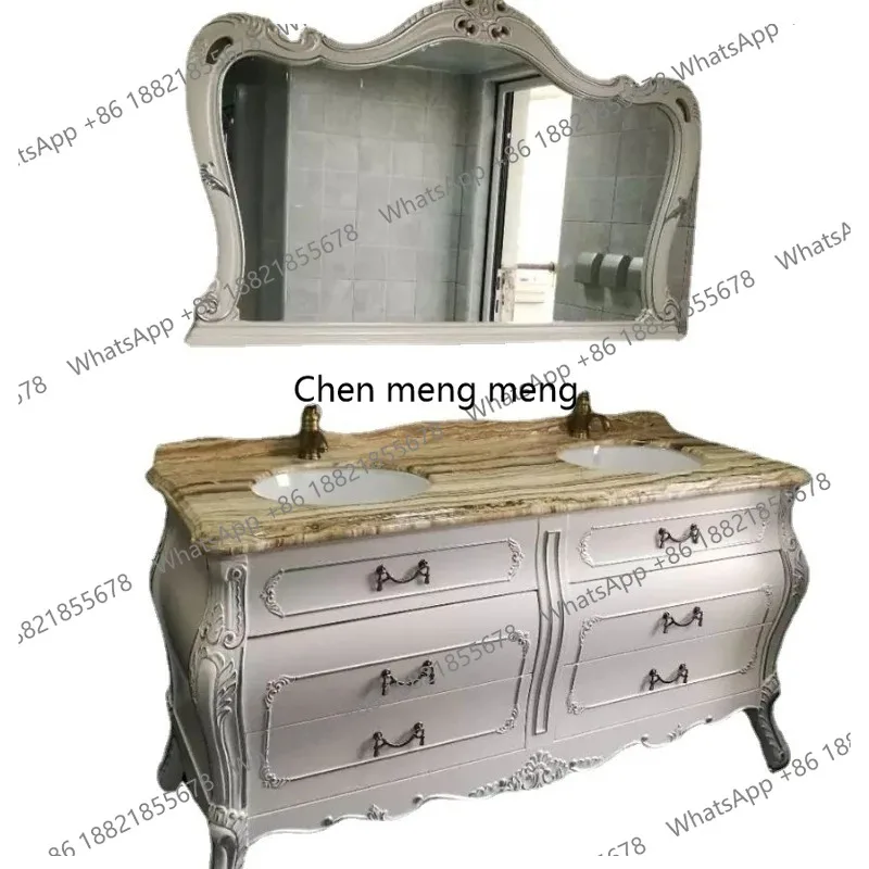 

High-end European-style Bathroom Cabinets Bathroom Marble Bathroom Cabinets Combination Home Furniture In Particolare