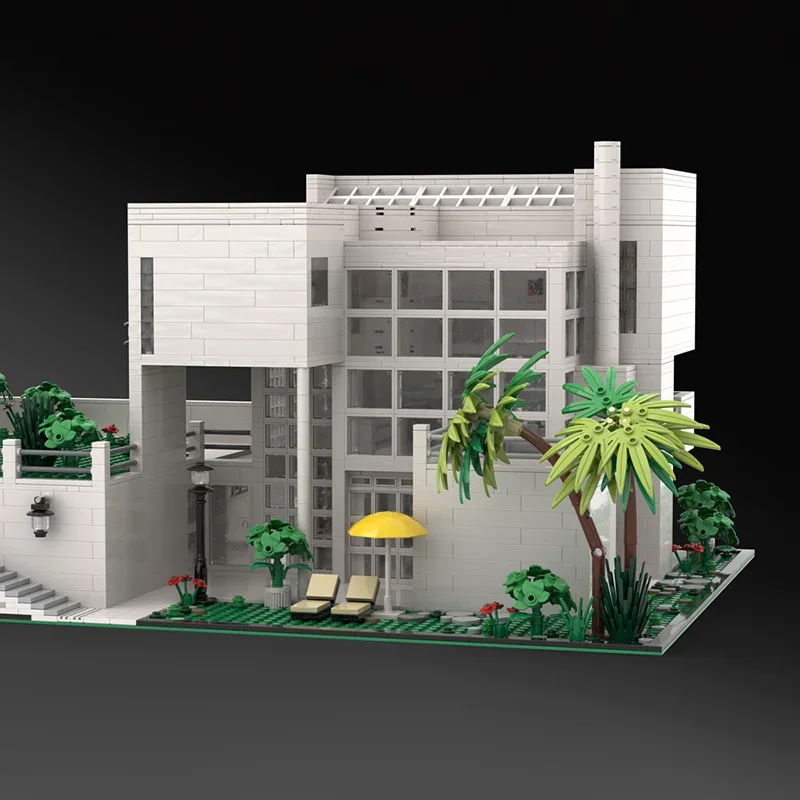 Moc Building Blocks Former Residence Model Technology Bricks City Building Model Holiday Gift DIY Assembly Construstion Toys