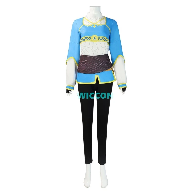 Princess Cosplay Costume Anime The Legend of Cosplay Breath of the Wild Wig Costume Outfit Woman Halloween Clothing Set view 2