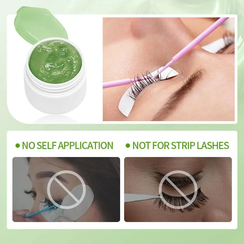 

Eyelash Glue Remover Fruit Flavor No Irritation Ultra-Fast Cleaning Lash Cream Safe for Sensitive Eye Easy Removal False Lashe