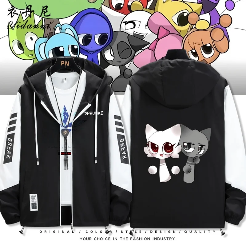 

Летняя верхняя одежда Rhythm Box: кепка, солнцезащитная одежда, длинный рукав, полиэстер, прохладный, стильный, с мультяшным анимационным рисунком