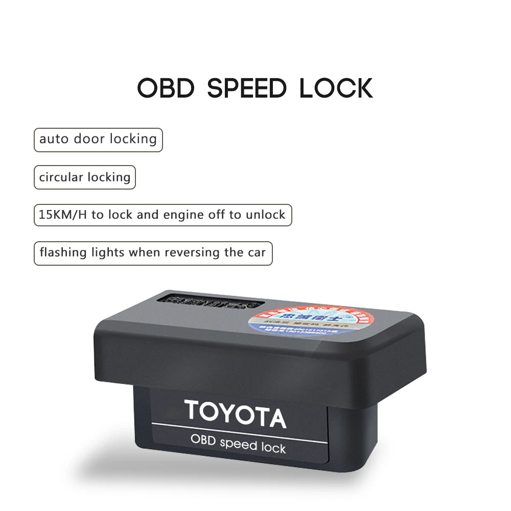 Car Auto OBD Plug And Play Speed Lock Unlock Device For Toyota Voxy Noxy Esquire80 2018-2023 Left And Right Hand Accessories