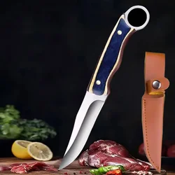 1pc Hand Forged Cleaver Knife with High Carbon Steel Blade | Meat, Fruit, and Vegetable Cutter