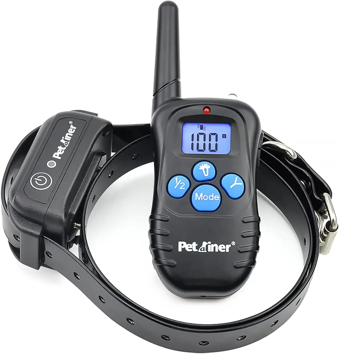 

Waterproof Rechargeable Dog Shock Collar with 3 Modes: Shock, Vibration, Beep for Small, Medium, Large Dogs