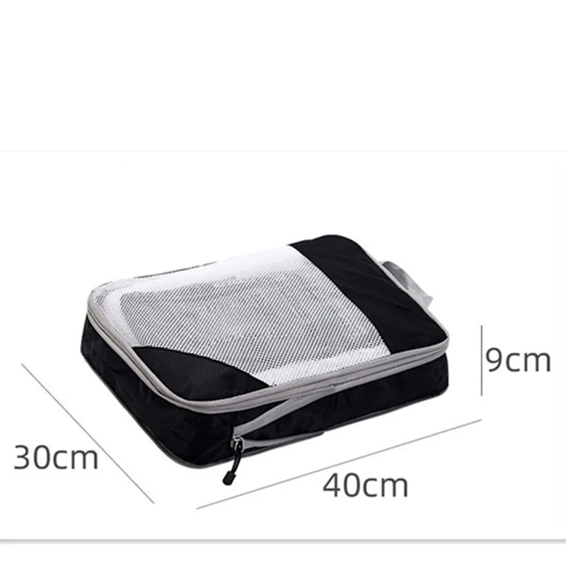 3 Set Mesh Compression Packing Cubes Expandable Packing Cubes for Travel Essentials Accessories Travel Compression Bags