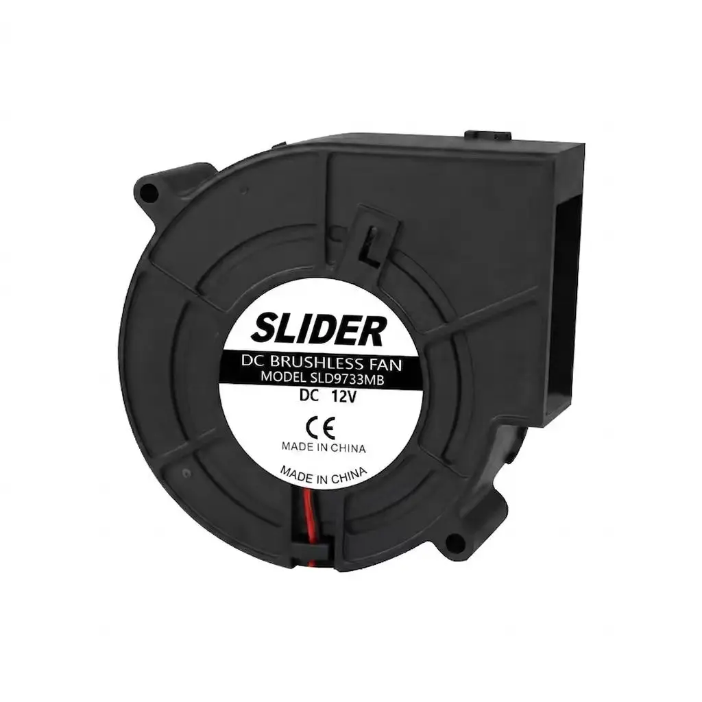 SLIDER 9733 Blower Fan DC 12V SLD9733MB 97x97x33mm Brushless Centrifugal Cooling Cooler for 3D Printer BBQ DIY Exhaust