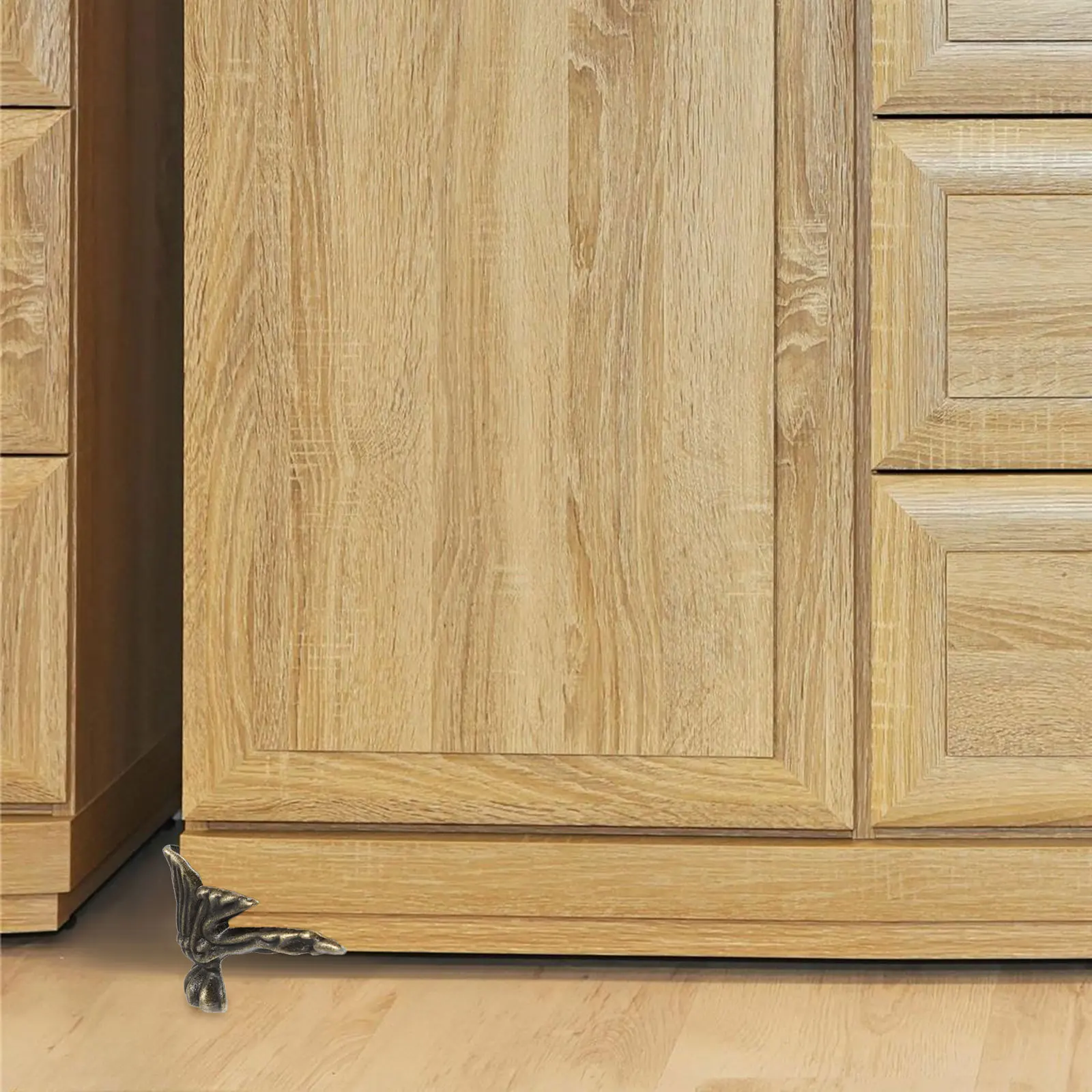 

20Pcs Metal Box Feet Corner Support Legs Zinc Alloy Retro Wood Jewelry Wine Gift Case Box Leg Wood Case Leg