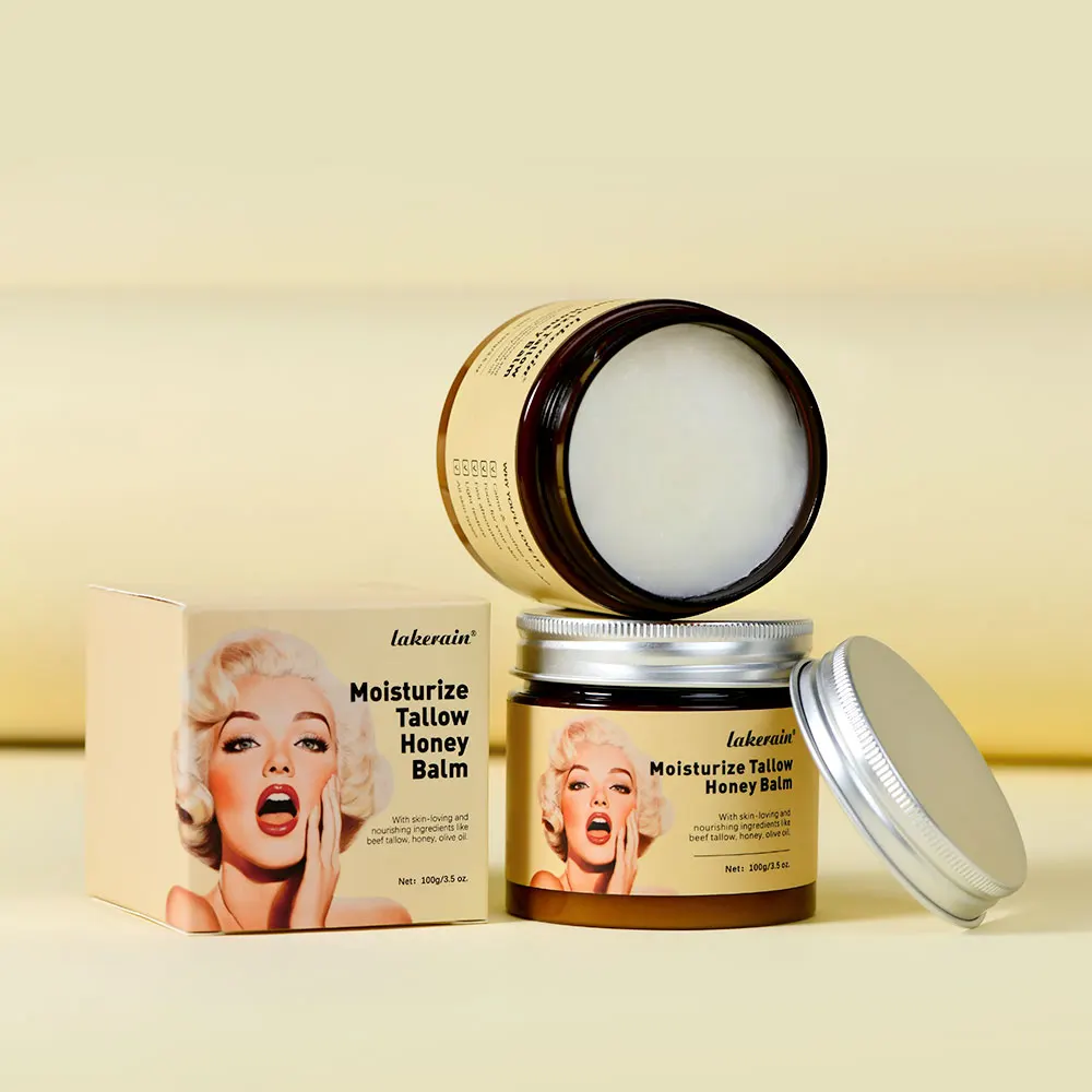 Beef Tallow Face Cream Lasting Moisturizing Soothing Facial Skin Firming Increase Facial Elasticity Nourishing Smooth SkinCare
