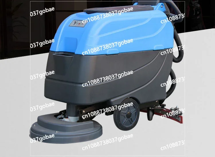 Industrial Workshop Floor Cleaner Hand-Propelled Floor-Washing Machine Property Garage Driving Mopping Machine