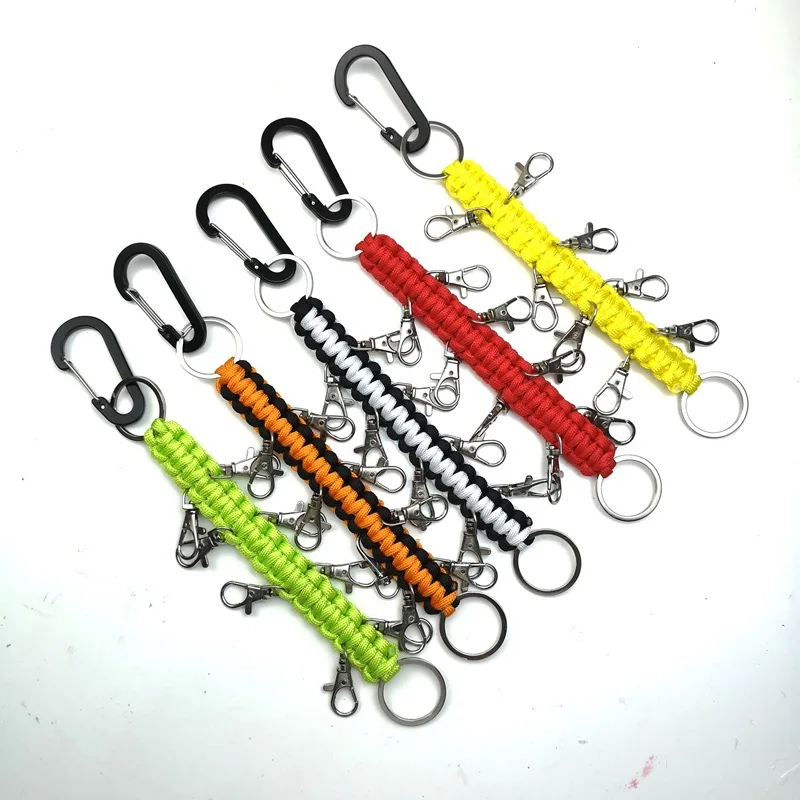 

2PCS New Creative Weaving Umbrella Rope Hanging Rope Multi Functional and Convenient Camping Hiking Backpack Multi Rope Buckle