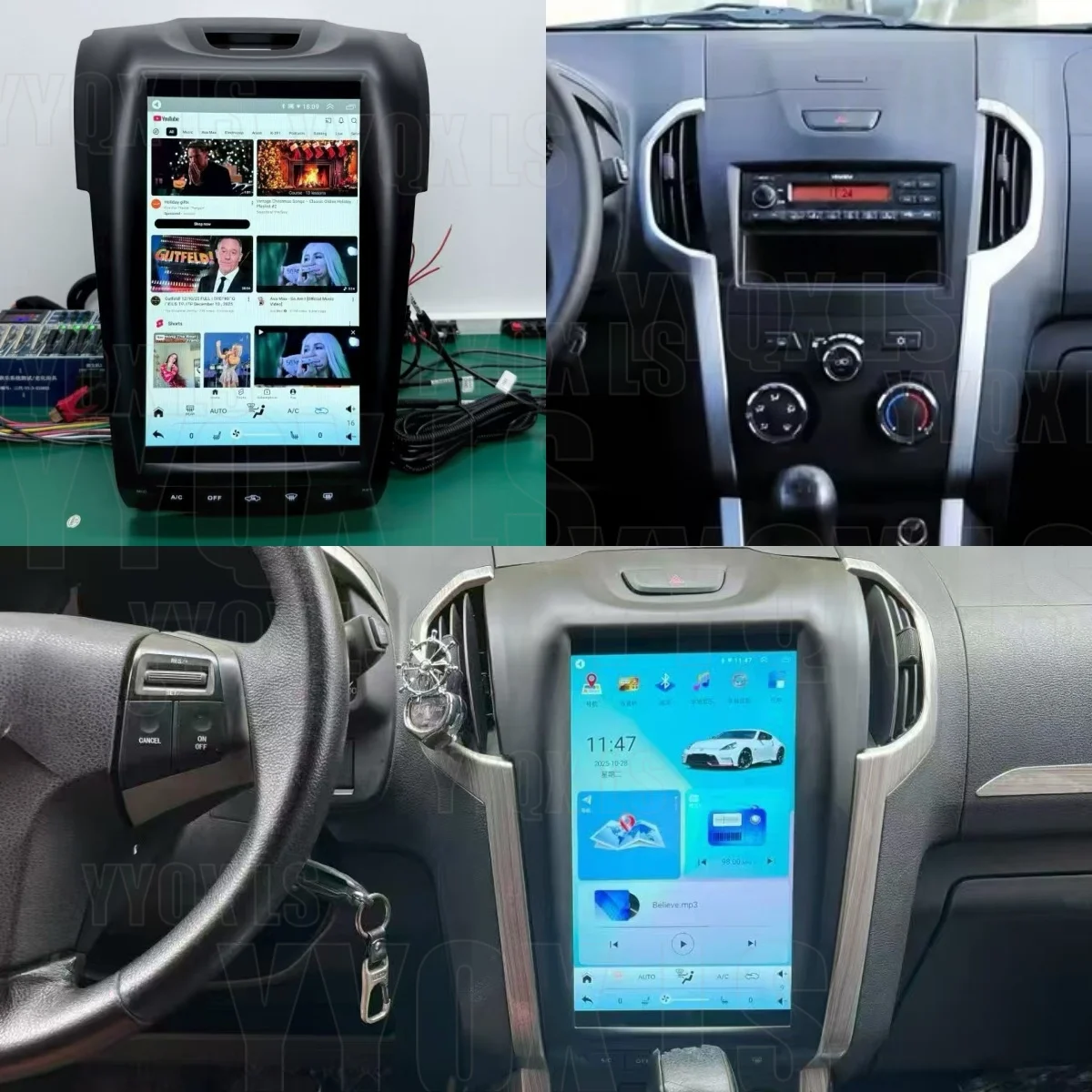 For Isuzu D-MAX 2015-2018 Android Car Radio Multimedia Video Player Wireless Carplay Autoradio Stereo GPS Navigation Head Unit