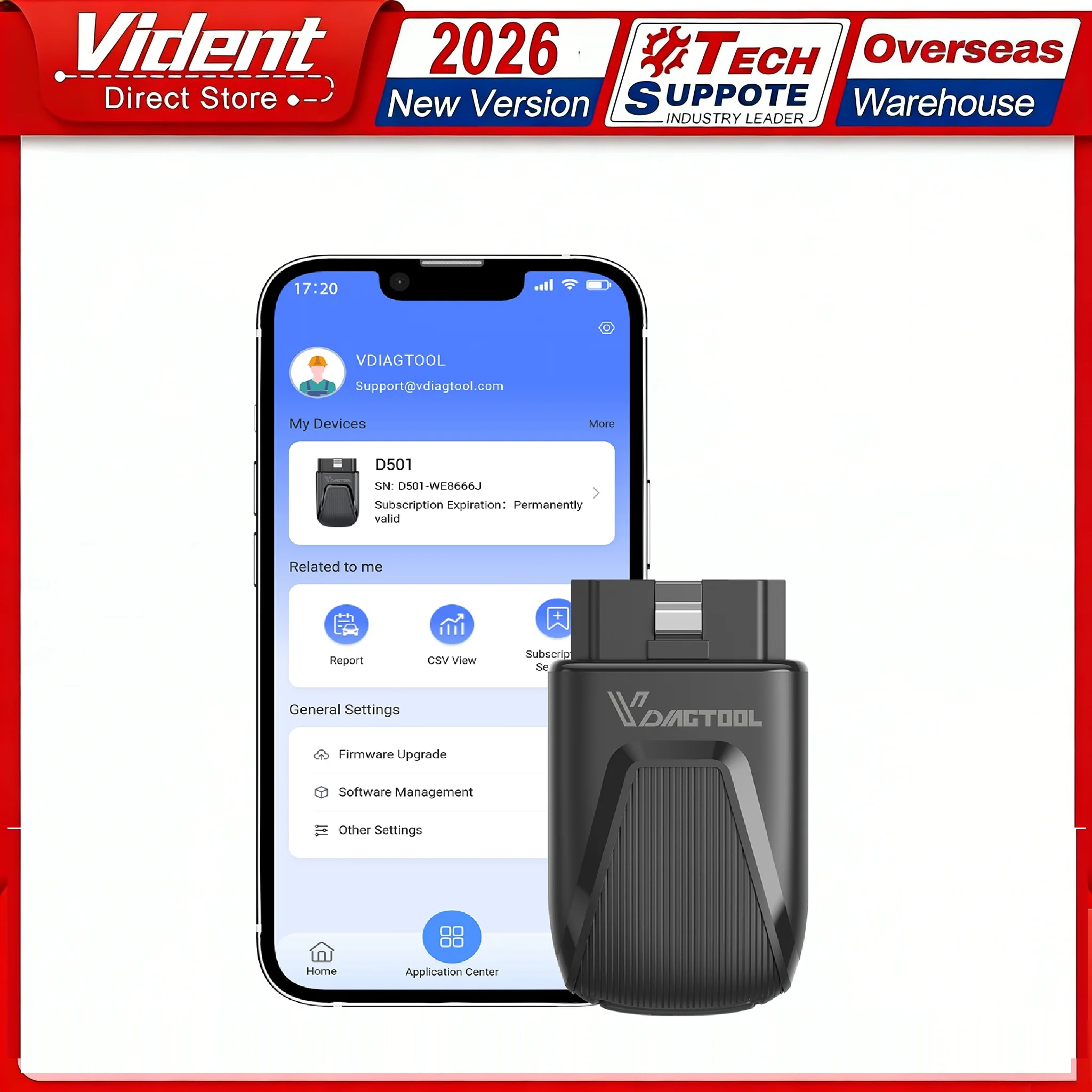 Vdiagtool D501 Full…