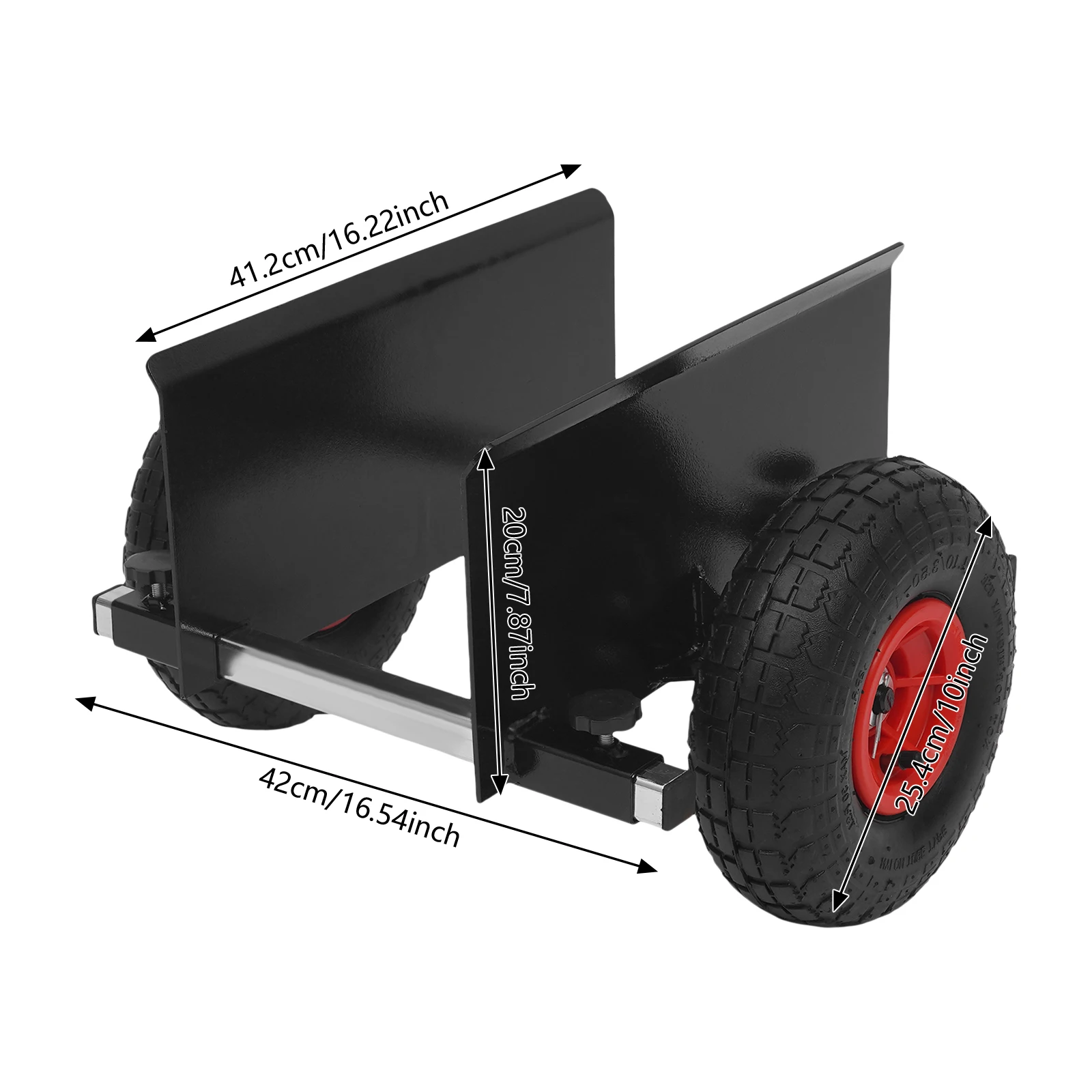 250 كجم لوحة دوللي التضاريس عربة متحركة مع عجلات هوائية لوحات جانبية قابلة للتعديل لتحريك ورقة مواد الحوائط الجافة