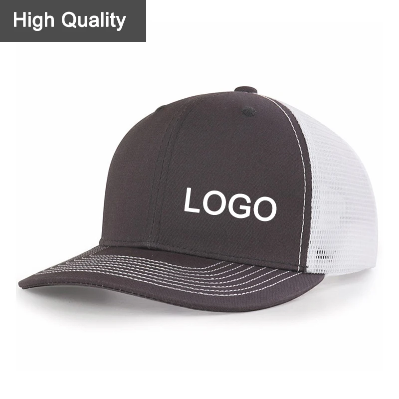 

High Quality Summer Unisex Sports Caps Gorras Personal Embroidered Logo Mesh Cap Custom Trucker Hats