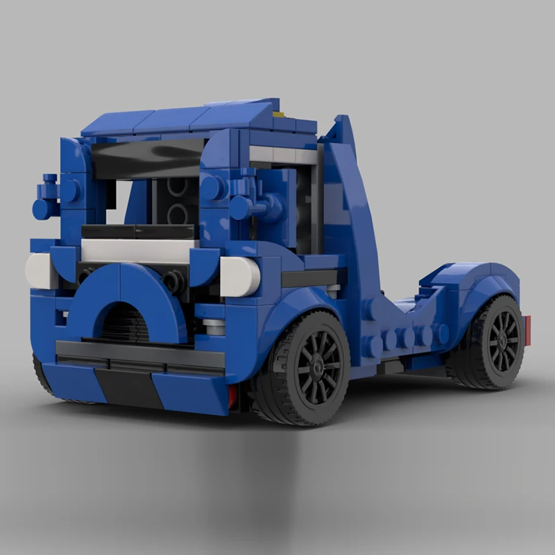 Snelheid Racewagen Model MOC Bouwstenen Vracht Transportwagen Modulaire Technologie Kinderen Vakantiegeschenken Monteer Speelgoed Pak