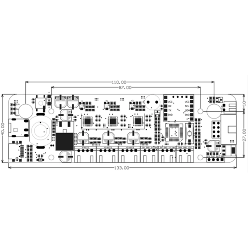 Imagem -06 - Grbl-controlador de Driver de Placa de Controle Prático para Gravação a Laser Porta tipo c Integrada de Eixos 32 Bit
